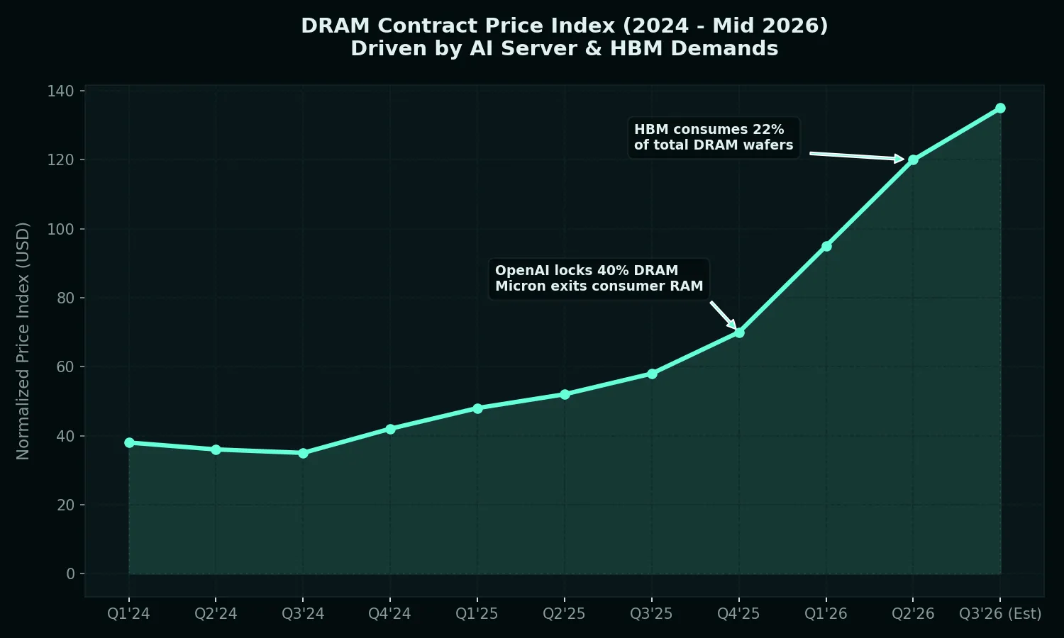 DRAM Price Trend Chart